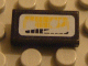 Lego Tile 1 x 2 with Headlight Yellow Pattern (Sticker)