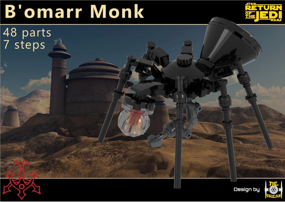 Lego B'omarr Monk - Jabba's Palace