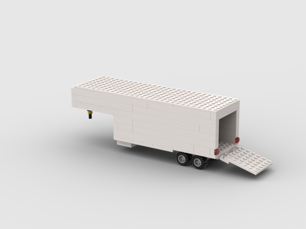 Lego Gooseneck Closed Trailer