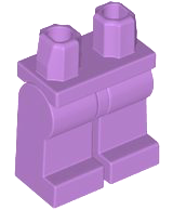 Lego Hips  and Legs Plain / Medium Lavender