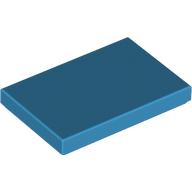 Lego Tile 2 x 3 / Dark Azure