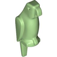 Lego Animal, Bird, Parrot [Plain] / Medium Green