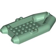 Lego Boat / Rubber Raft / Dinghy 6 x 12 / Sand Green