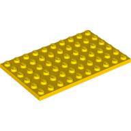 Lego Plate 6 x 10 / Yellow