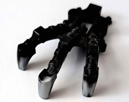 Lego Bionicle Foot Piraka Clawed with Marbled Pearl Light Gray Pattern