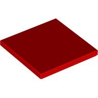 Lego Tile 4 x 4 / Red