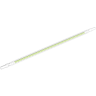 Lego Flexible Ribbed Hose 8mm Ends 19L with Lime Green Centre Pattern / Trans-Clear