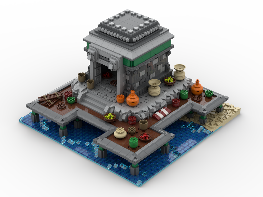 Lego Age of Empires - Dock (Native American)