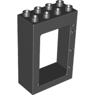 Lego Duplo Door Frame 2 x 4 x 5 / Black