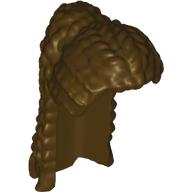 Lego Hair Braids, Long, Knot / Dark Brown