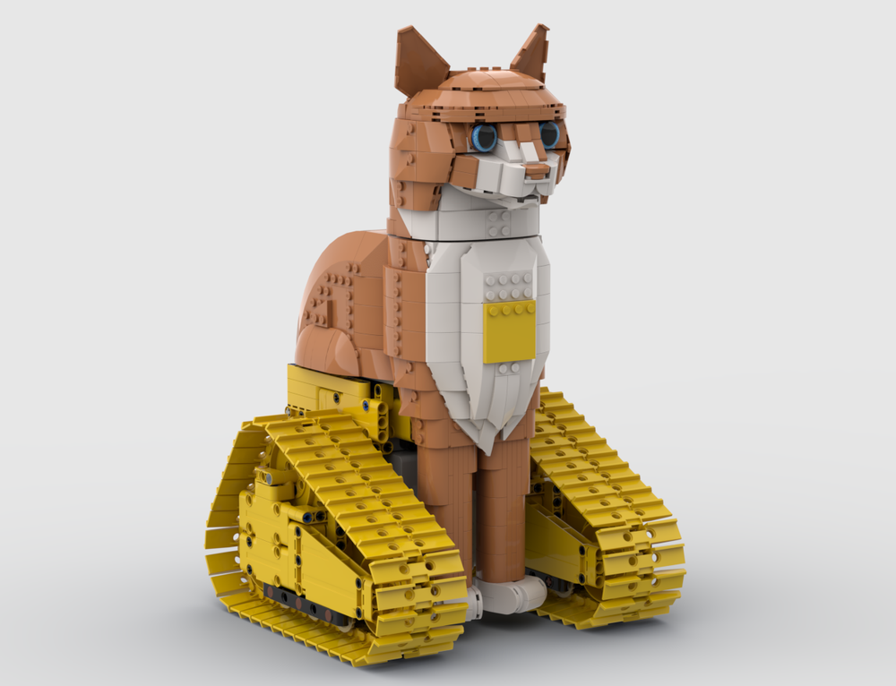 Lego ORANGE CATerpillar