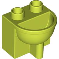 Lego Duplo Bathroom Sink / Medium Lime