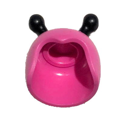 Lego Cap, Bumblebee with Black Antennae Print / Dark Pink