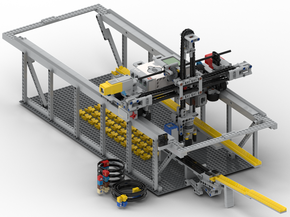 Lego 4D Gantry V2 - Ball sorter