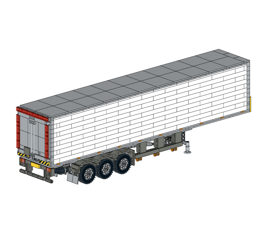 Lego Standard Trailer with Automatic Legs and Decoupler