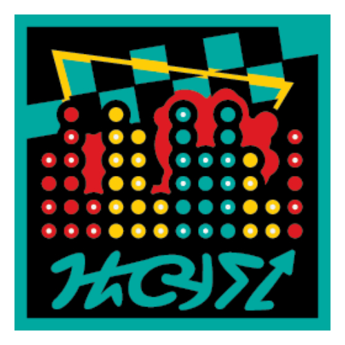 Lego Tile 2 x 2 with Touch Filter Print / Dark Turquoise