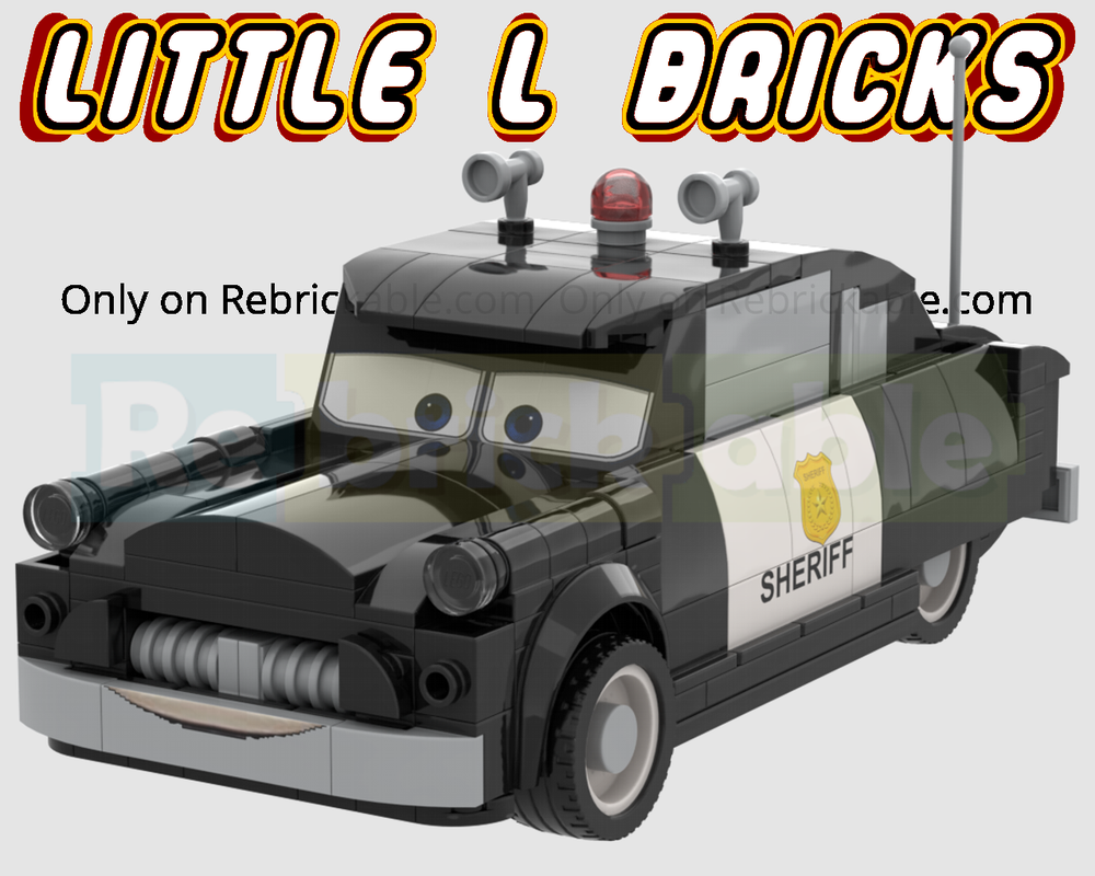 Lego Pixar "Sheriff" from "Cars"