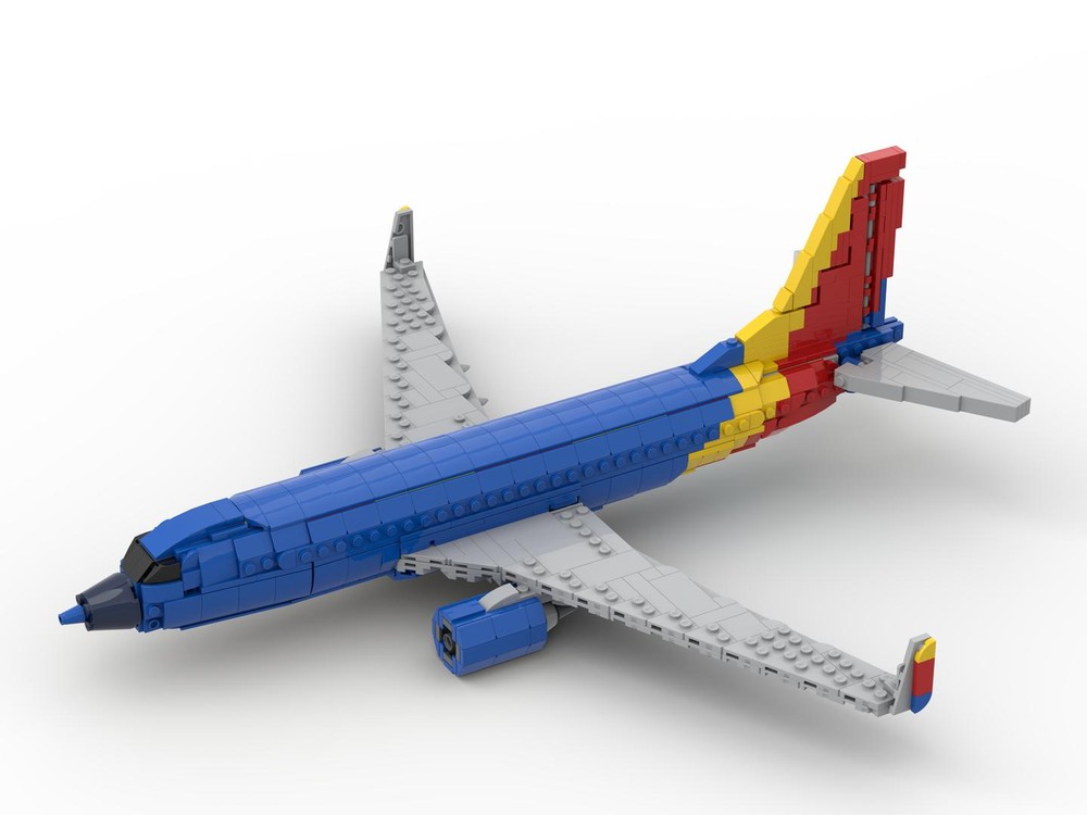 Lego Boeing 737 - Southwest Heart (Building instructions only)