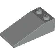 Lego Brick Sloped 18° 4 x 2 / Light Gray