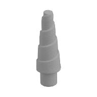 Lego Creature Body Part, Horn (Unicorn) / Pearl Light Gray
