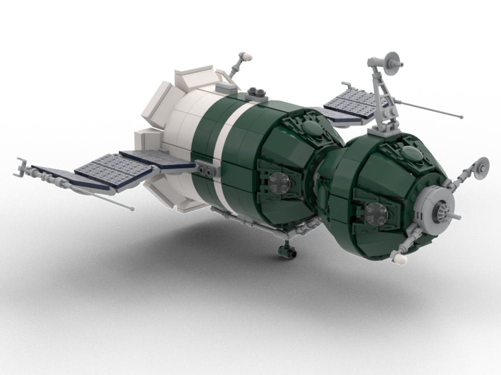 Lego Soyuz Spacecraft - Minifigure Scale