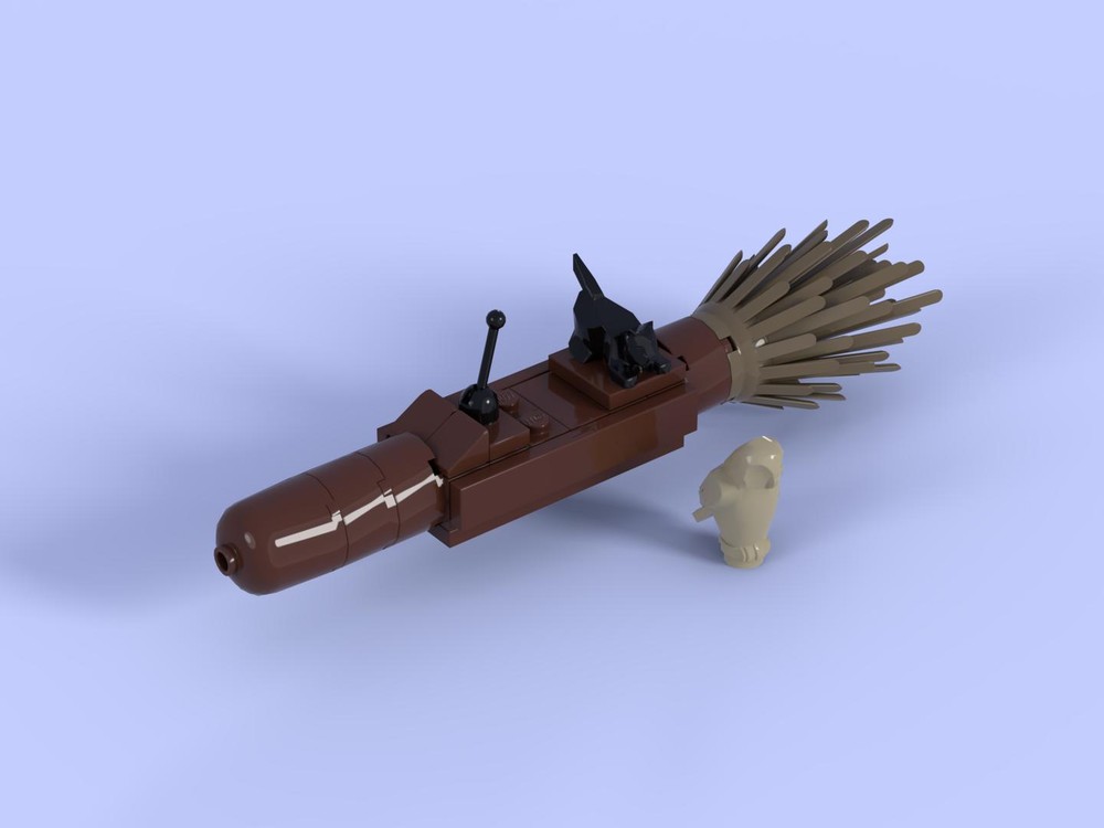 Lego Harry Potter or Witch broom rocket ( lego universe inspired)