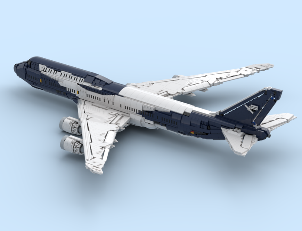Lego Lufthansa Boeing 747-8I 100 Years Livery