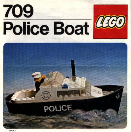 Lego Police Boat