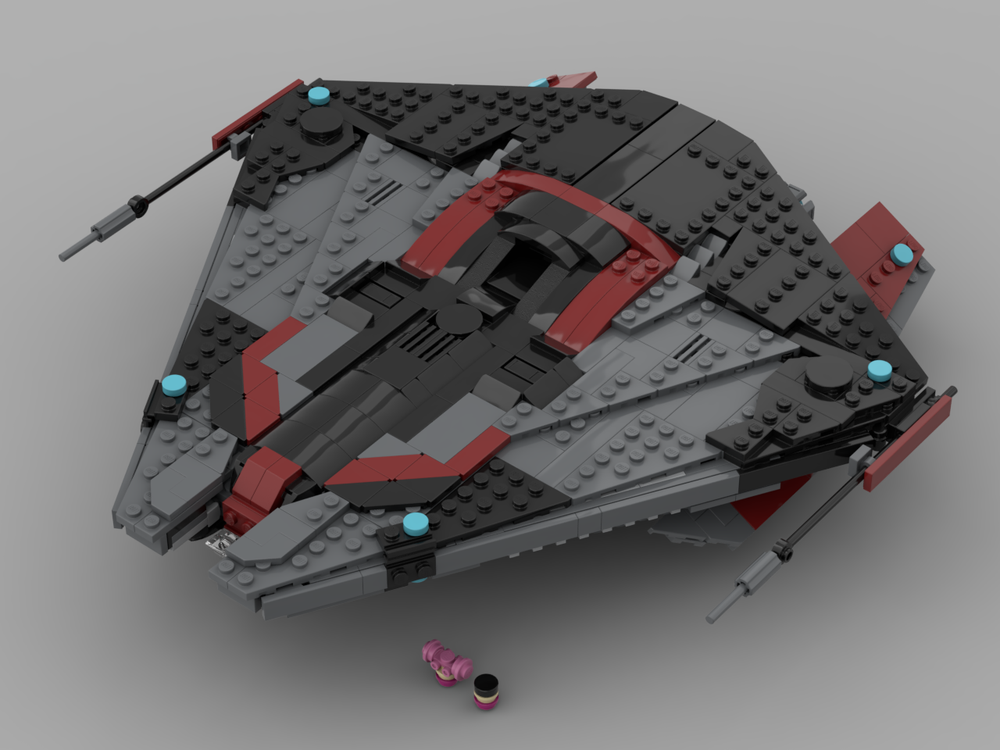 Lego 1:250 scale Elite dangerous Krait Phantom