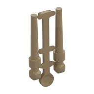 Lego Equipment Wand Sprue [Complete Set of 2] / Dark Tan