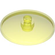 Lego Dish 4 x 4 Inverted [Radar] / Trans-Neon Green