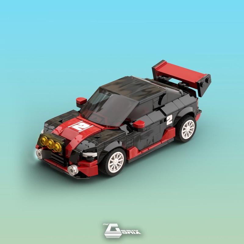 Lego 1496 Remake 8stud wide speed champions scale.