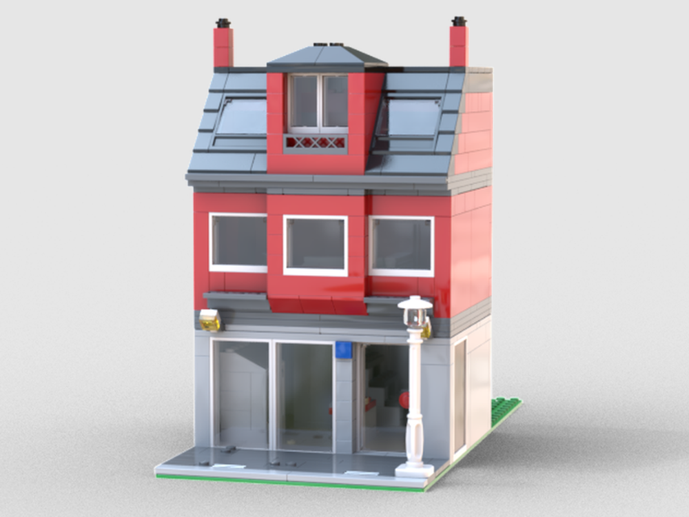 Lego Modular City Corner Pizzeria