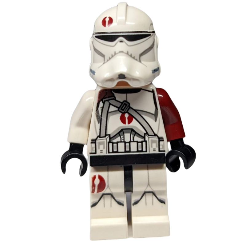 Lego Clone BARC Trooper, Dark Red Markings - Clone Commander Neyo