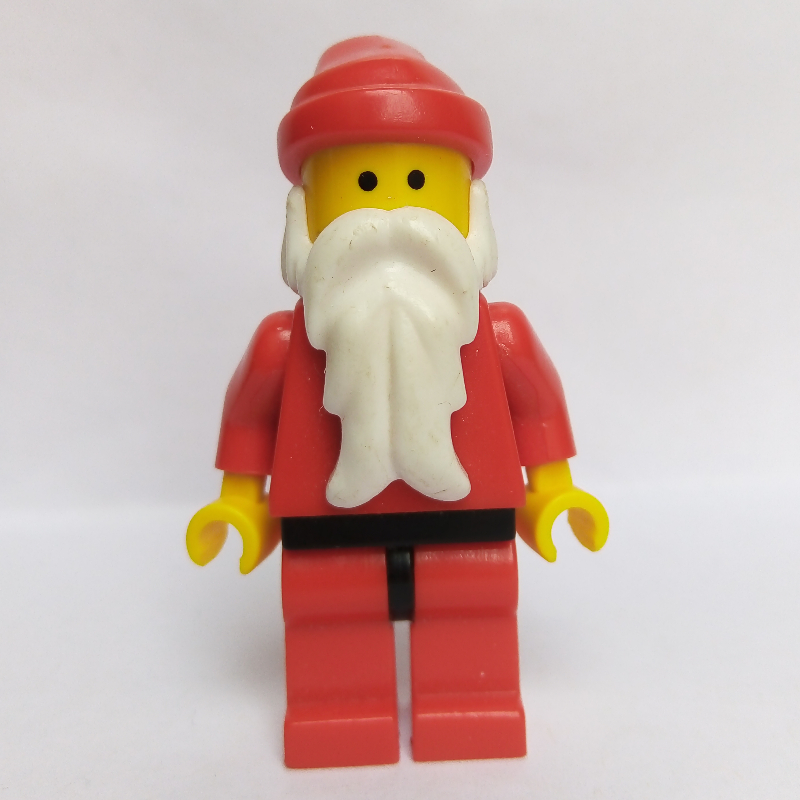 Lego Santa, Plain Red with Black Hips