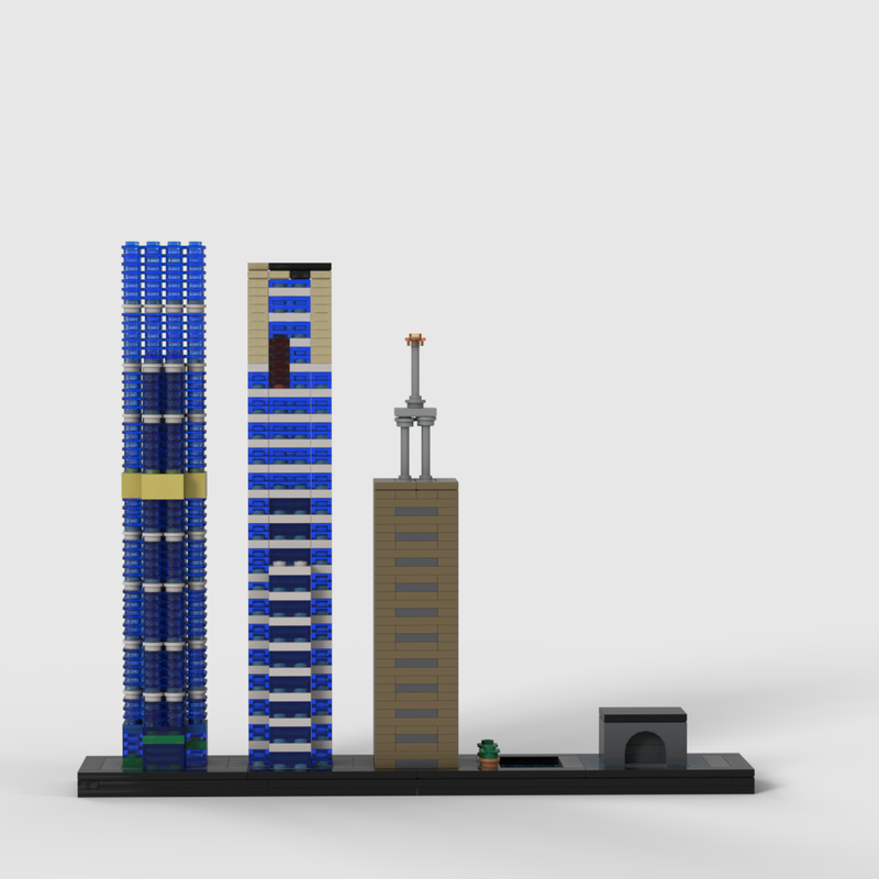 Lego Architecture | Melbourne skyline | microscale