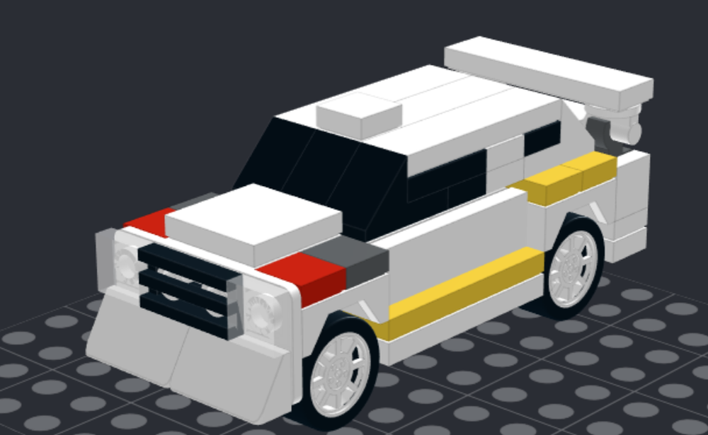 Lego audi quattro group b