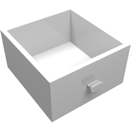 Lego Homemaker Drawer 4 x 4 x 2 / White