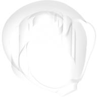 Lego Helmet Round Bubble / Trans-Clear