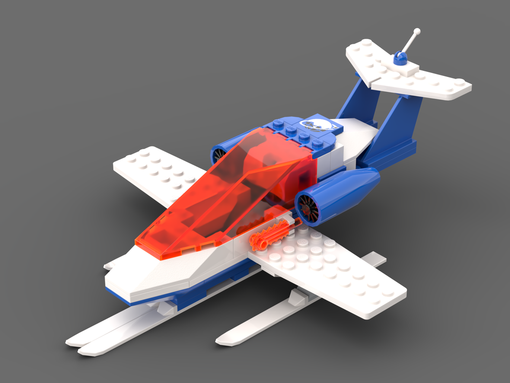 Lego 1895 Sky Patrol - Ice Planet Color Theme redesigned