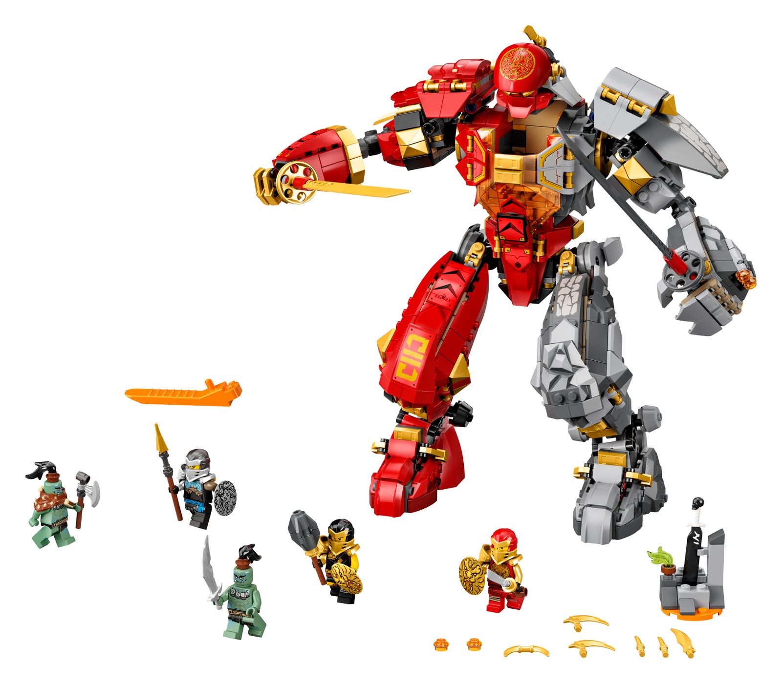 Lego Fire Stone Mech