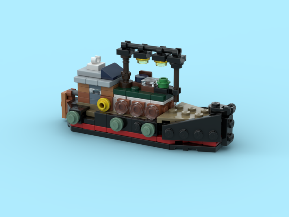 Lego Mini canal houseboat (jonaskramm)