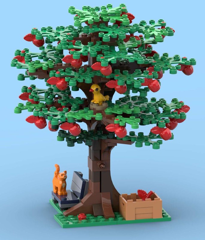 Lego Apple Tree with Bird