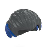 Lego Hair Swept Back with Pointy Ears Blue Print