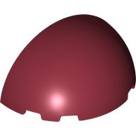 Lego Dome 6 x 3 x 3 Half / Dark Red