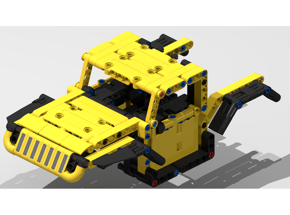 Lego Jeep Wrangler Body