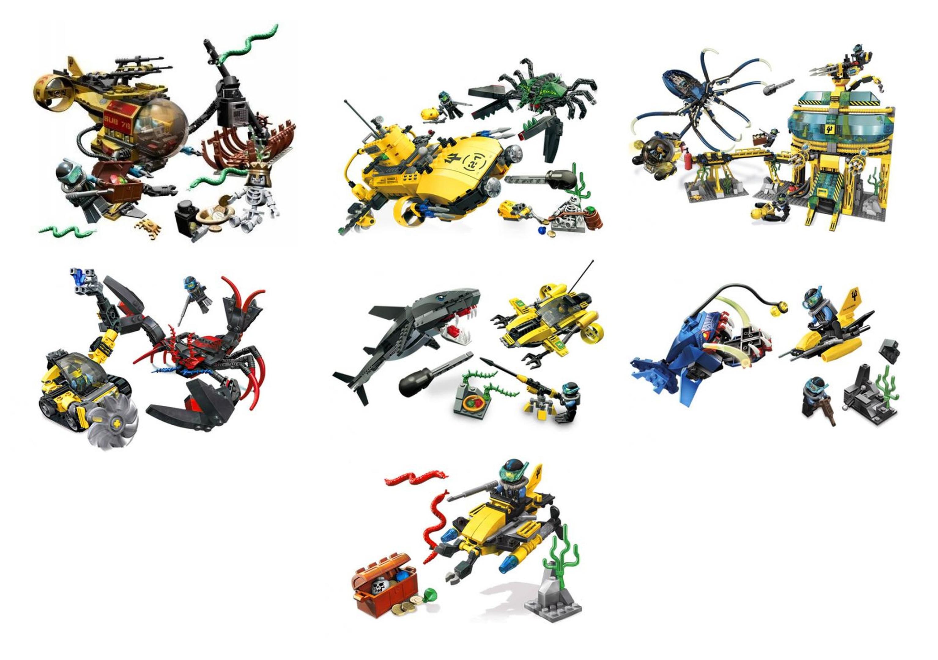 Lego Ultimate Aqua Raiders Collection