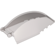Lego Windscreen 8 x 4 x 2 Curved with Handle / Trans-Brown