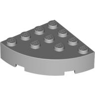 Lego Brick Round Corner 4 x 4 Full Brick / Light Bluish Gray