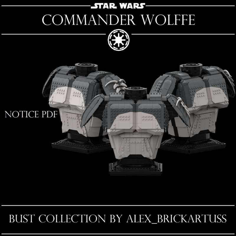 Lego Bust Commander Wolffe
